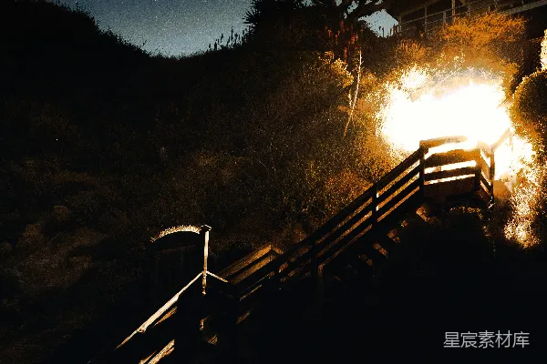 高清摄影 星夜下的烟花
