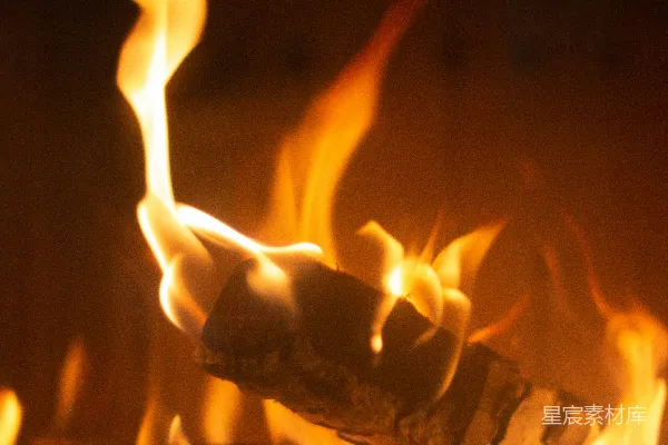 高清摄影 温暖的炉火