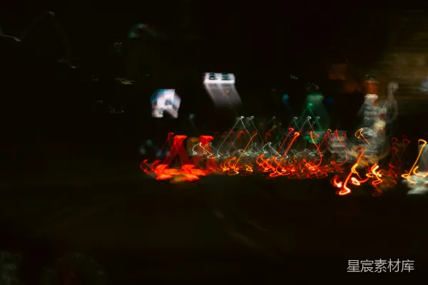 高清摄影 夜色中的光绘艺术
