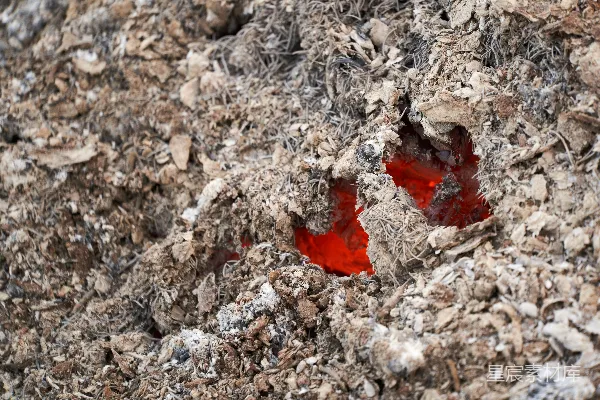 高清摄影 火山岩浆泄漏