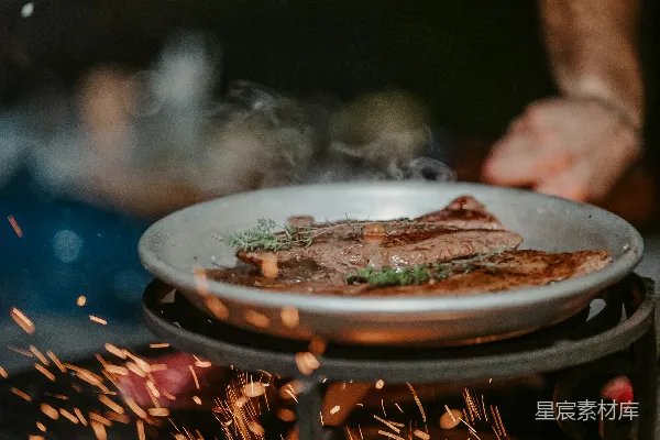 高清摄影 炭火烤肉