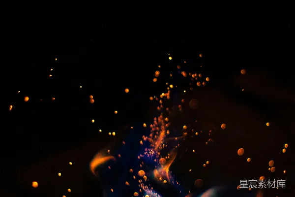 高清摄影 夜色中的火焰