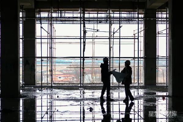 高清摄影 建筑工地上的工程师