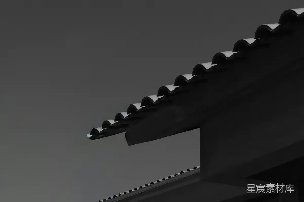 高清摄影 阴天下的屋顶