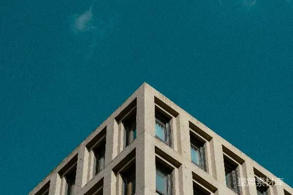 高清摄影 建筑与蓝天的和谐