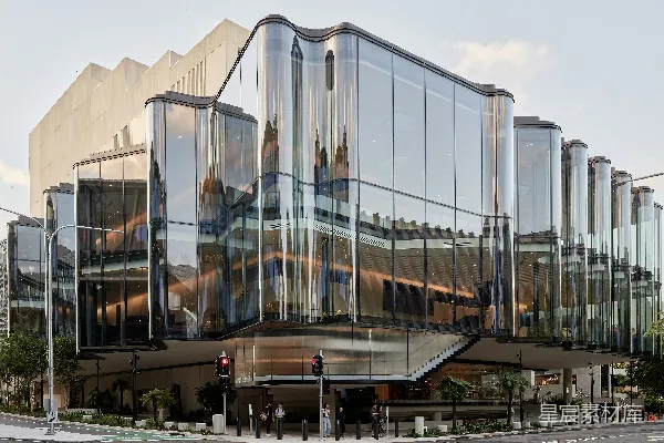 高清摄影 现代玻璃建筑与城市街景