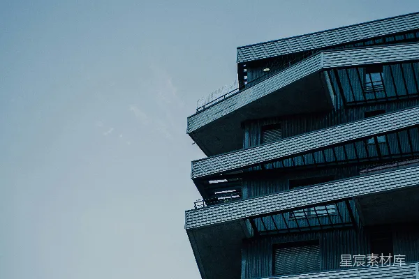高清摄影 现代建筑与蓝天
