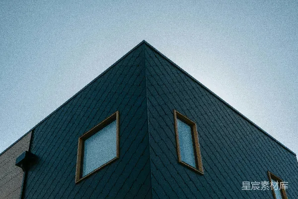 高清摄影 几何建筑的屋顶
