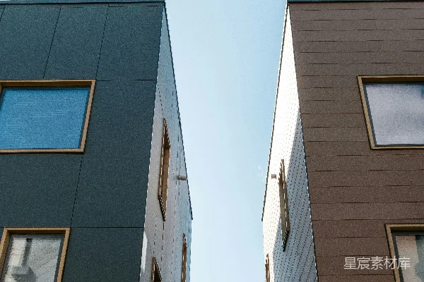 高清摄影 现代建筑与蓝天