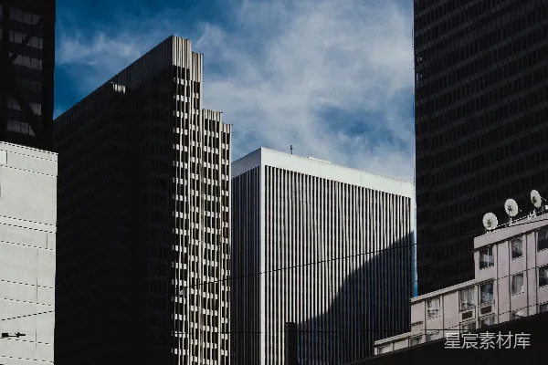 高清摄影 现代都市的建筑剪影