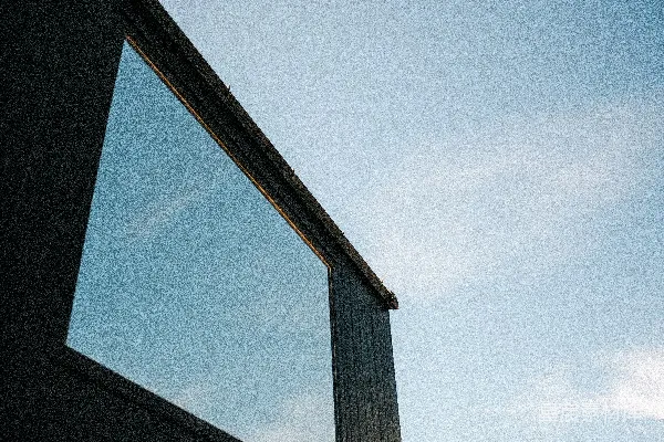 高清摄影 建筑与天空的交界