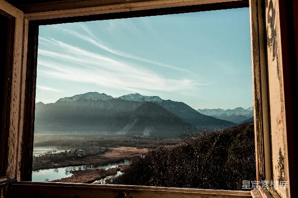 高清摄影 窗外的山河美景