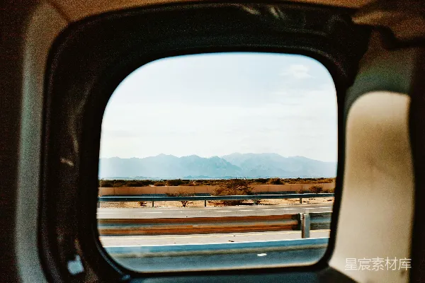 高清摄影 车窗外的风景