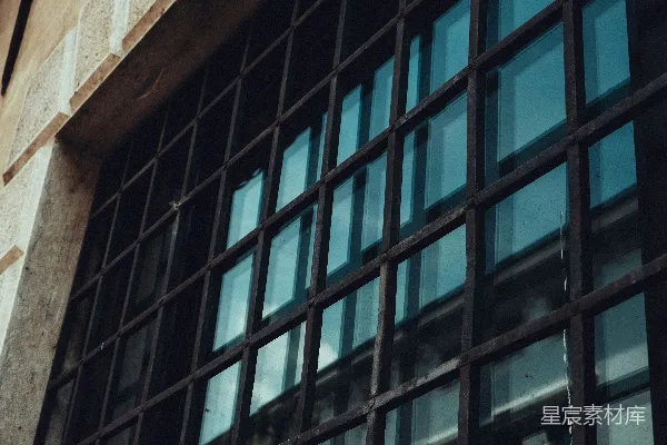 高清摄影 工业建筑的窗户