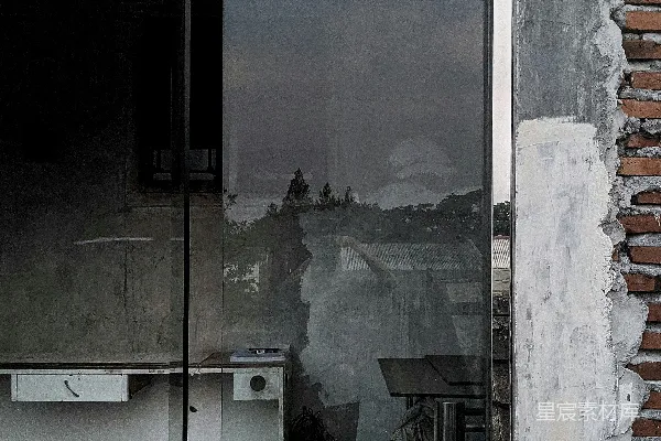 高清摄影 透过窗户看风景