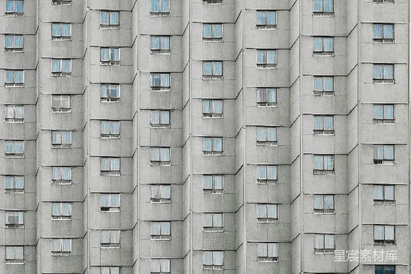 高清摄影 重复的建筑立面