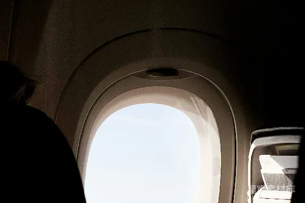 高清摄影 飞机上的宁静时光