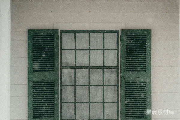 高清摄影 冬日的静谧窗景