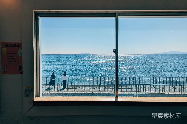 高清摄影 海边的宁静时光