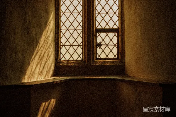 高清摄影 古堡角落的光影