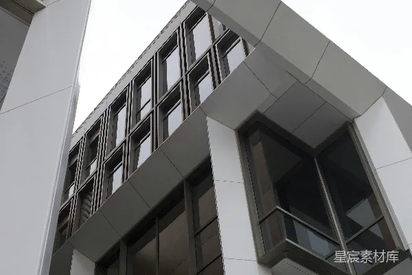 高清摄影 现代建筑的几何线条与结构美感
