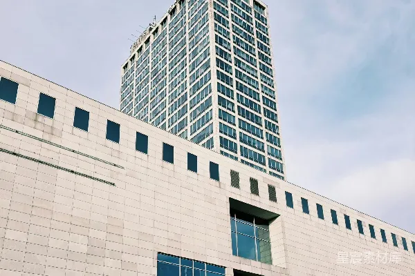 高清摄影 城市中的现代建筑群