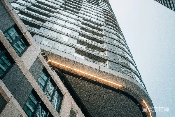 高清摄影 现代都市建筑俯视图