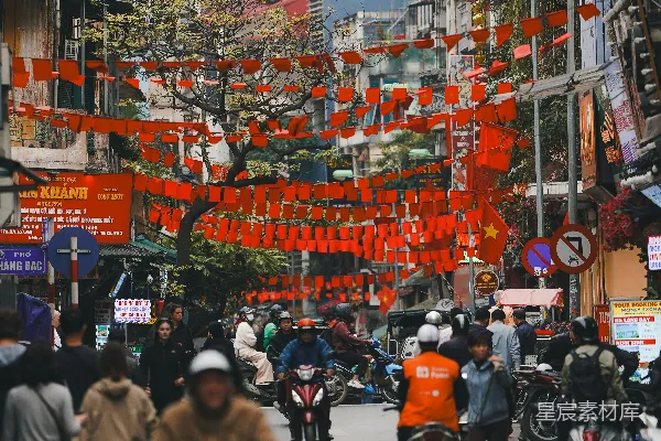 高清摄影 繁忙的越南街道