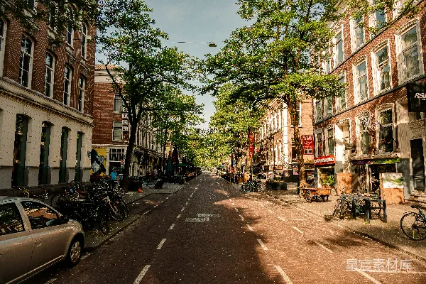 高清摄影 荷兰阿姆斯特丹的街景