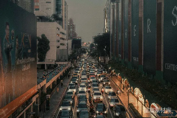 高清摄影 繁忙都市夜景