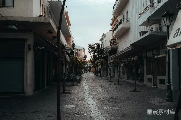高清摄影 安静的街道