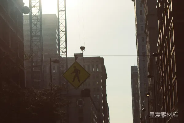 高清摄影 城市中的晨曦