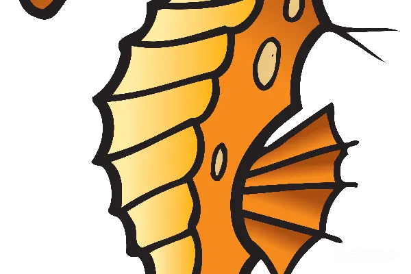 元素素材 Seahorse