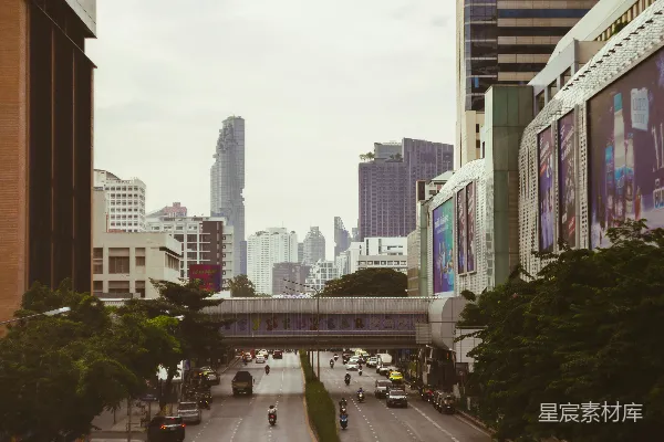 高清摄影 繁忙都市的街道