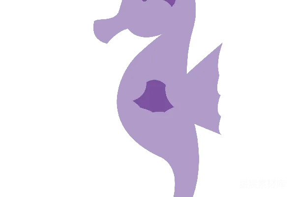 元素素材 Seahorse