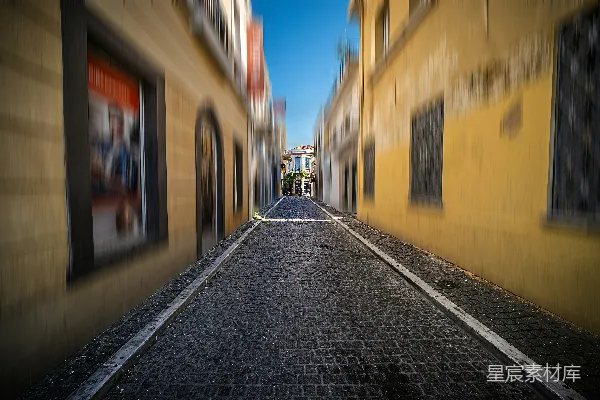 高清摄影 城市中的时光隧道