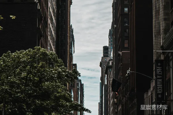 高清摄影 城市街道的静谧时光