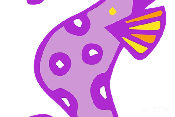 元素素材 Seahorse