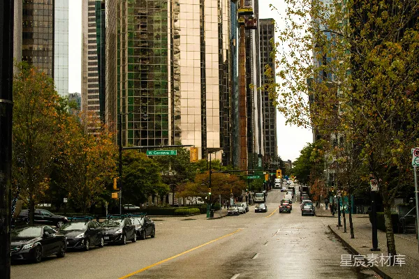 高清摄影 城市秋日街景