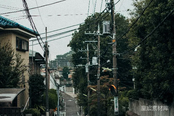 高清摄影 静谧的住宅区街道