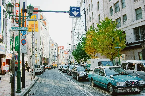 高清摄影 秋日的东京街头