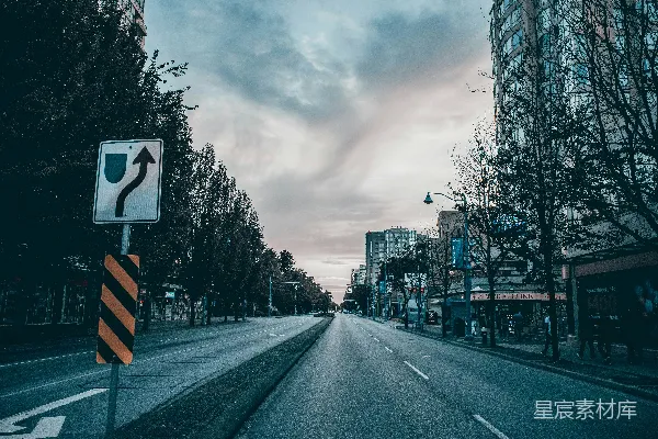 高清摄影 城市中的静谧街景