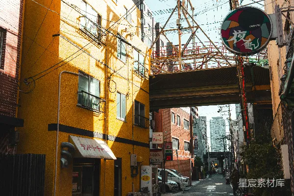 高清摄影 阳光下的东京巷弄