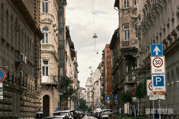 高清摄影 城市的街道