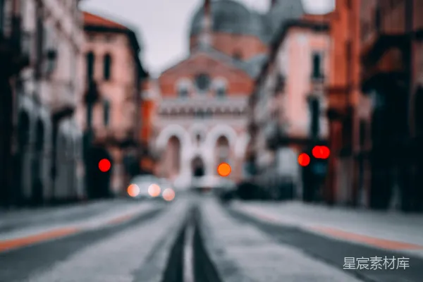 高清摄影 城市街景的模糊视角