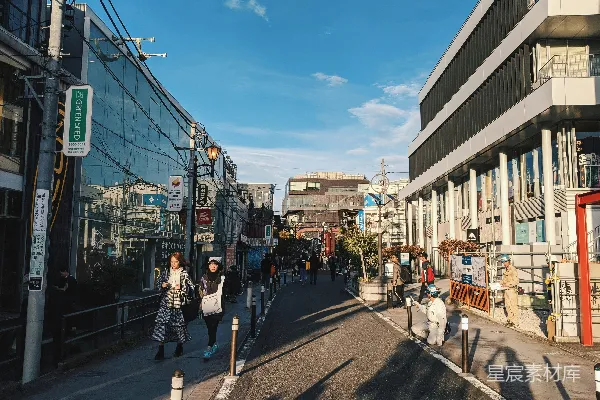 高清摄影 阳光下的东京街道