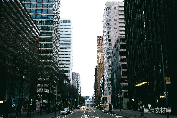 高清摄影 都市中的宁静街道