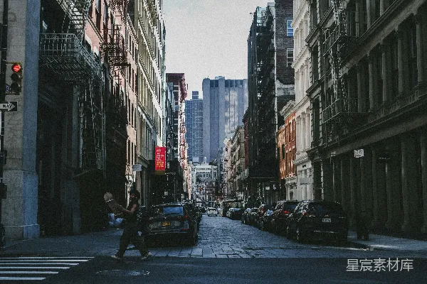 高清摄影 城市中的孤独街头