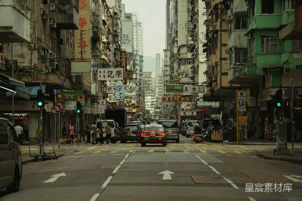 高清摄影 香港街头的市井生活