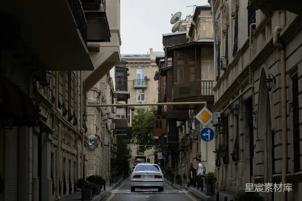 高清摄影 城市街景：宁静的巷弄